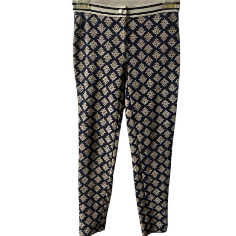 Crewcuts Pants, Sz 14, Geometric print, Gray, Navy, EUC, cotton blend